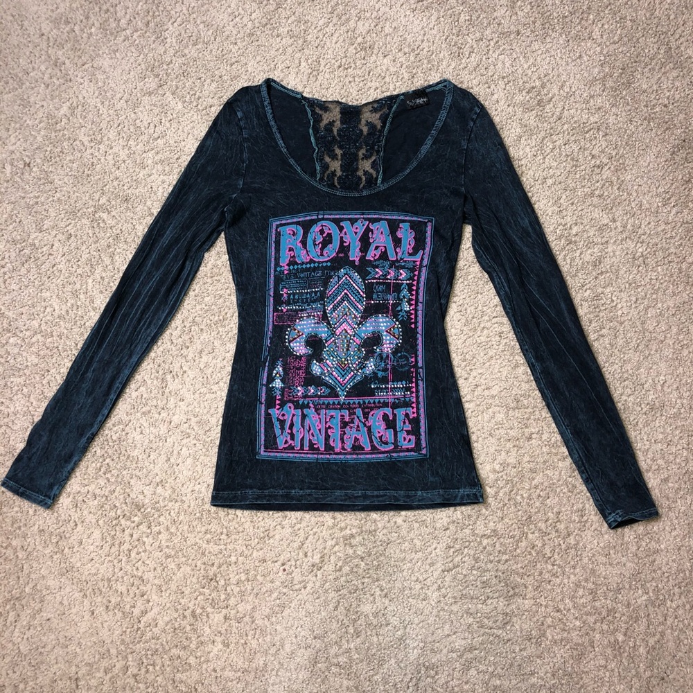 Daytrip Royal Vintage Long Sleeve Shirt